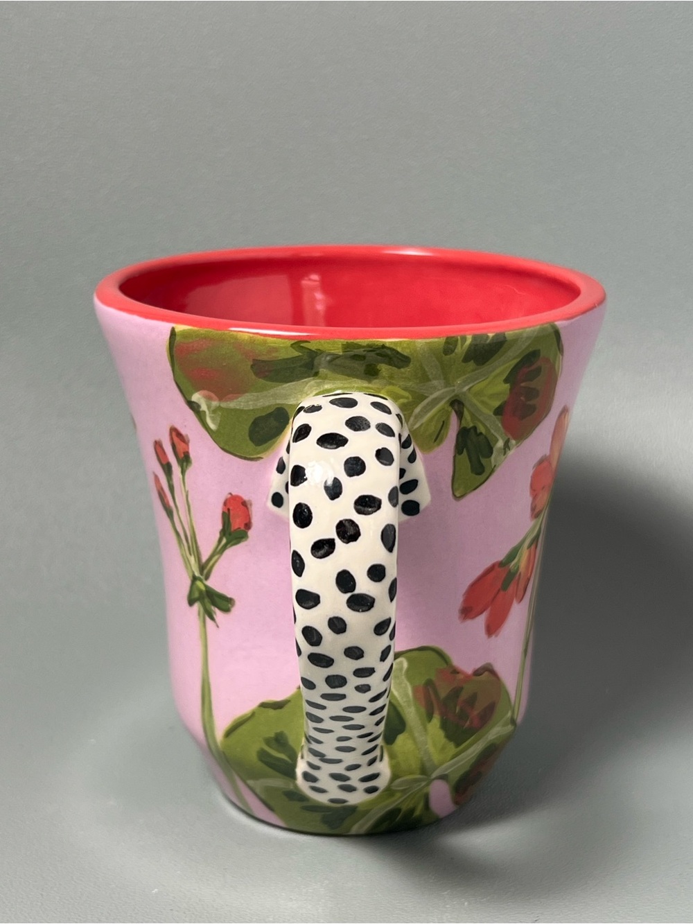 Droll Designs Geranium Mug - Picture 4 of 6